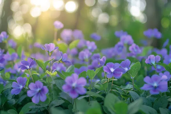 Les secrets méconnus des fleurs violettes sauvages