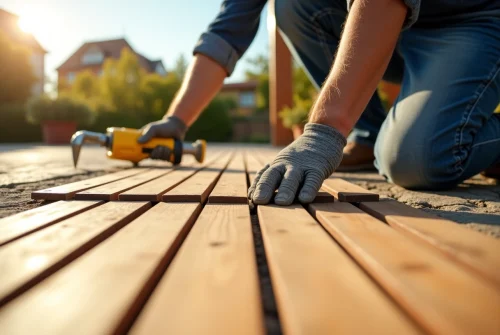 Pose de lames de bois pour terrasse : astuces et écueils à éviter