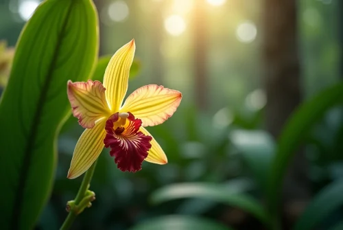 Fleurs rares : trésors cachés des forêts tropicales