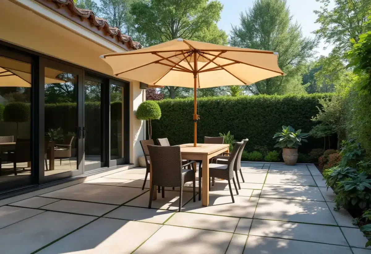 Optimiser la stabilité de votre parasol avec des dalles